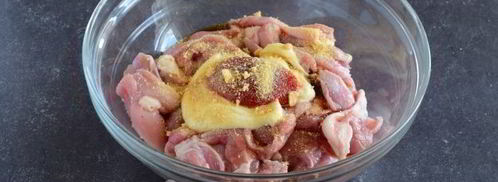 шашлык из куриного филе в духовке. Шаг 11