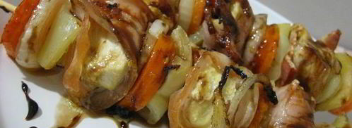 шашлык из курицы с овощами. Шаг 11