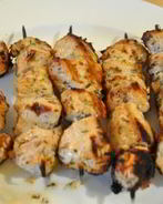 Шашлык из курицы в аэрогриле