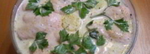 шашлык из курицы в кефире. Шаг 3