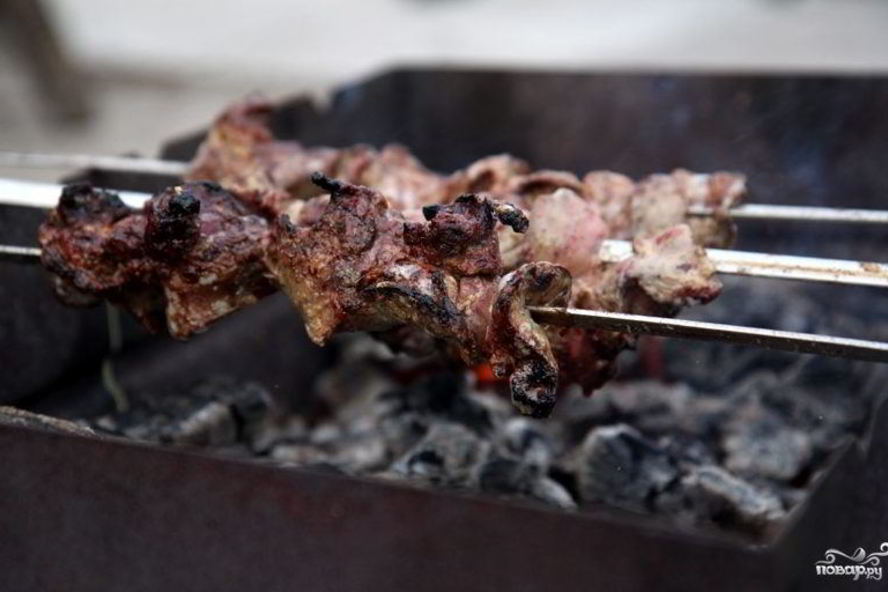 Рецепт шашлык из печени куриной