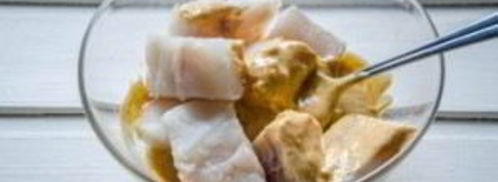 шашлык из рыбы трески. Шаг 3