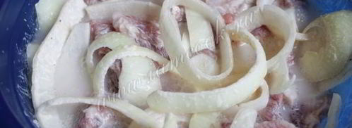 шашлык из свинины на минералке. Шаг 8