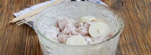 шашлык из свинины на шпажках в духовке. Шаг 6