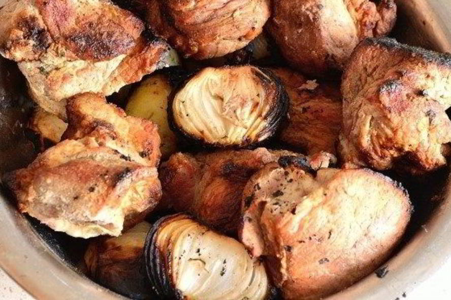 Рецепт шашлык из свинины на уксусе