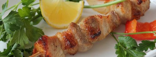 шашлык из свинины с лимоном и луком. Шаг 5