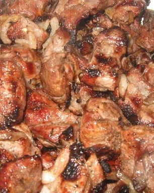 Шашлык из свинины с пивом