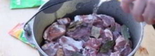 шашлык из свинины с уксусом. Шаг 4