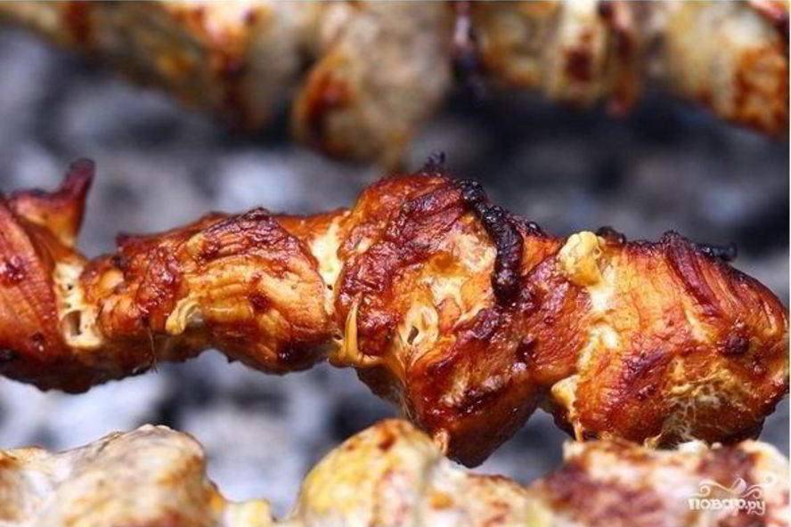 Рецепт шашлык из свинины в кефире