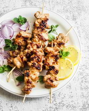 Шашлык из свинины в мятном маринаде