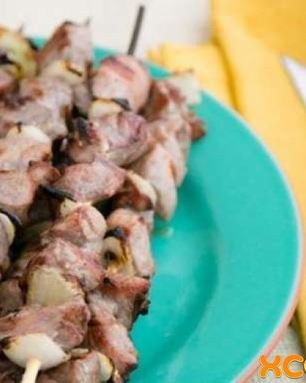 Шашлык из свинины в вине