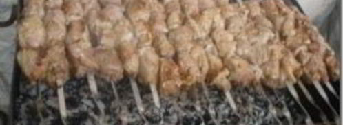 шашлык из свиной печени. Шаг 7