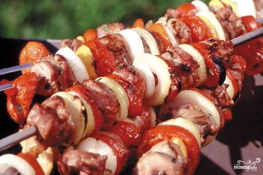 Рецепт шашлык из свиной шеи