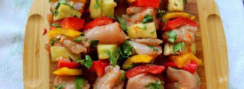 шашлык куриный с овощами. Шаг 7