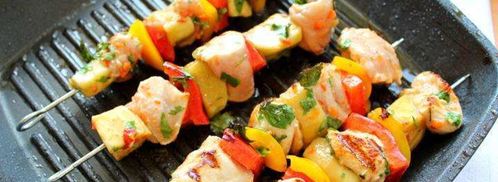 шашлык куриный с овощами. Шаг 8