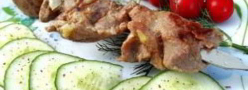 шашлык на кефире из свинины. Шаг 5