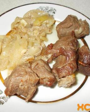 Шашлык в банке в духовке