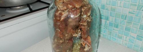 шашлык в банке в духовке. Шаг 4