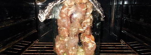 шашлык в банке в духовке. Шаг 6