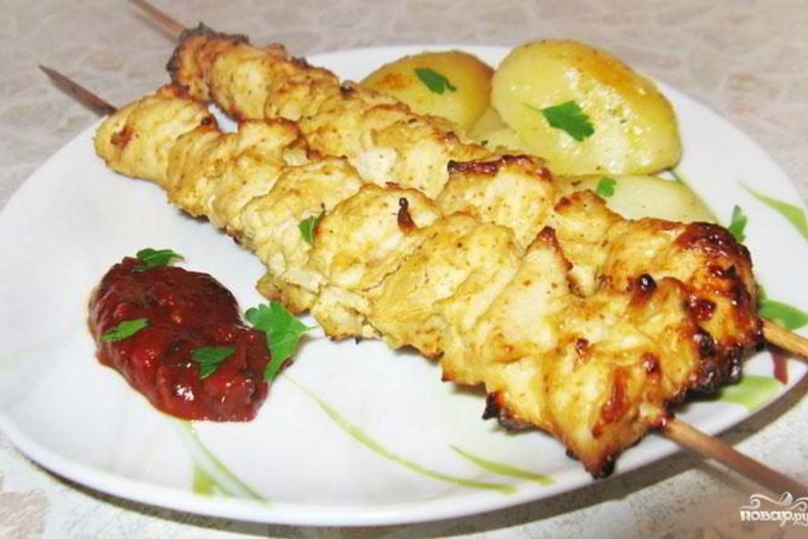 Рецепт шашлык в духовке