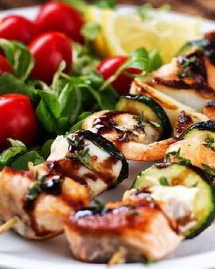 Шашлыки из морепродуктов