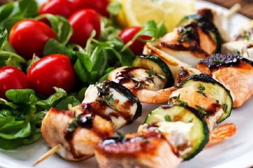 Рецепт шашлыки из морепродуктов