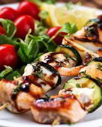 Шашлыки из морепродуктов