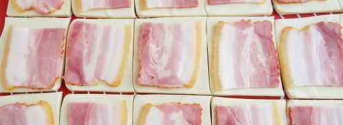 закуска из слоеного теста шашлык. Шаг 6