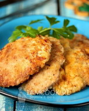 Шницель из фарша
