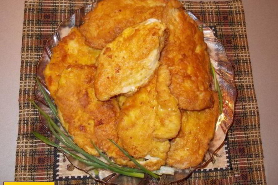Рецепт шницель из куриной грудки