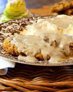 Куриный стейк с соусом