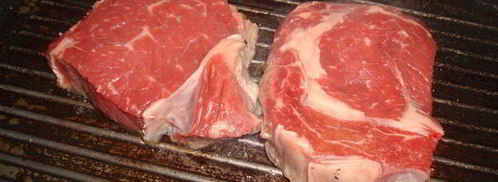 рибай стейк с овощами гриль. Шаг 4