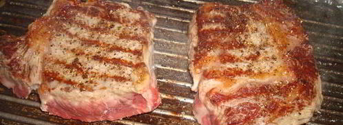 рибай стейк с овощами гриль. Шаг 5