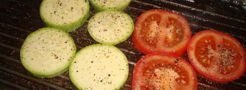 рибай стейк с овощами гриль. Шаг 7