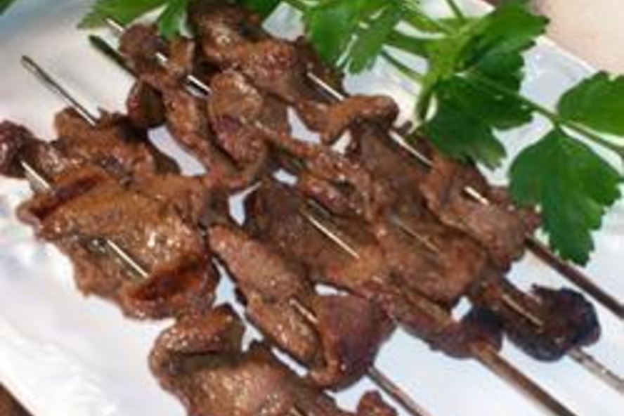 Рецепт шашлычки из стейка по-восточному