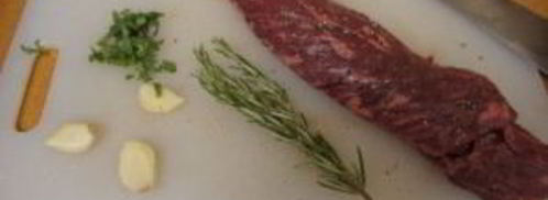 стейк из говядины с грибным соусом. Шаг 2