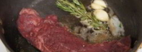 стейк из говядины с грибным соусом. Шаг 3