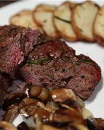 Стейк из говядины в аэрогриле