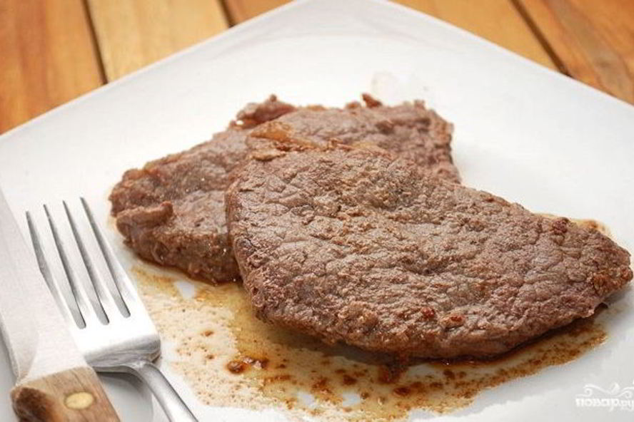 Рецепт стейк из говядины жареный