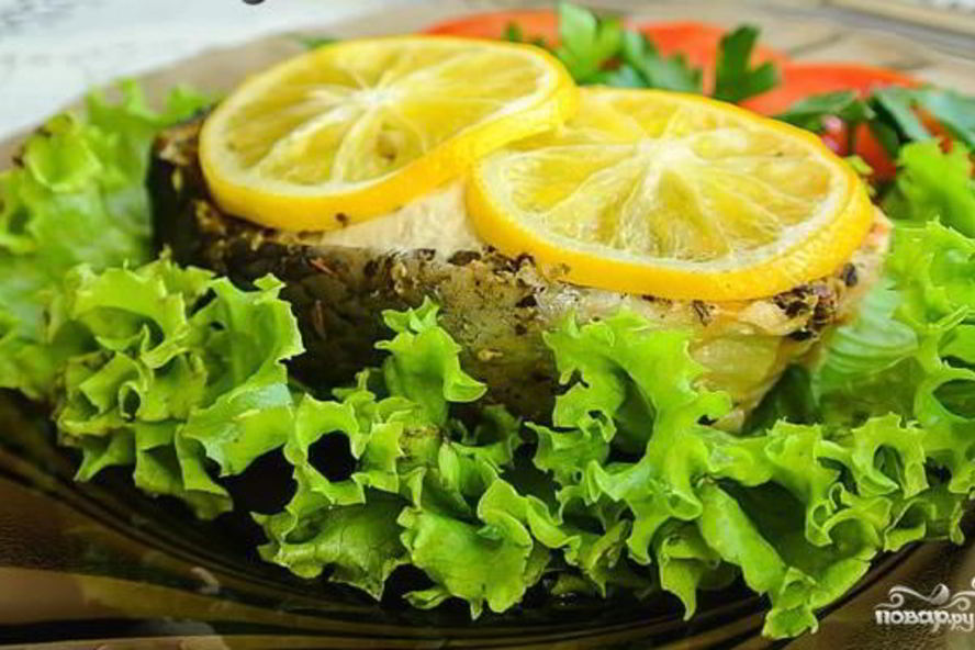 Рецепт стейк из семги в фольге