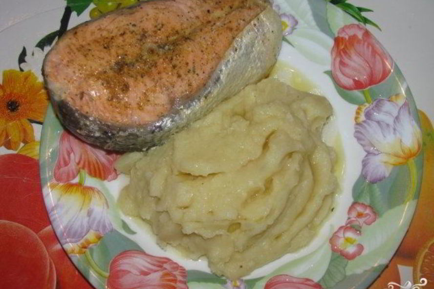 Рецепт стейк из семги в мультиварке