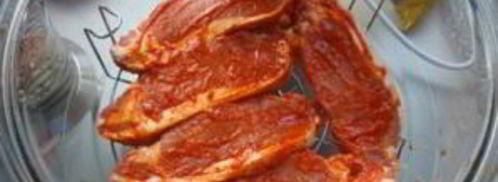 стейк из свинины в аэрогриле. Шаг 3