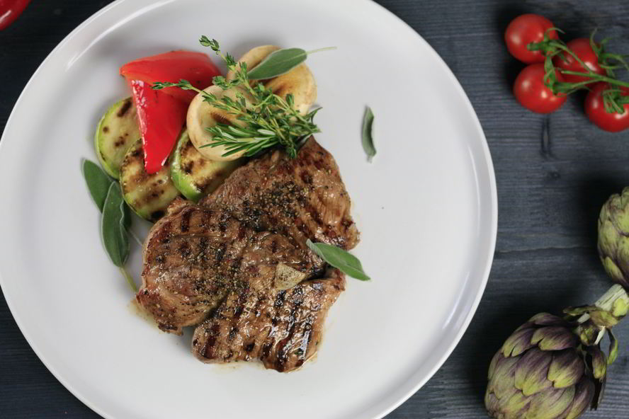 Рецепт стейк из свиной шеи в маринаде из бальзамико