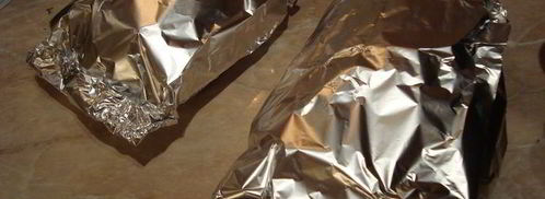 стейк лосося, запеченного в фольге homequeen с овощами. Шаг 3