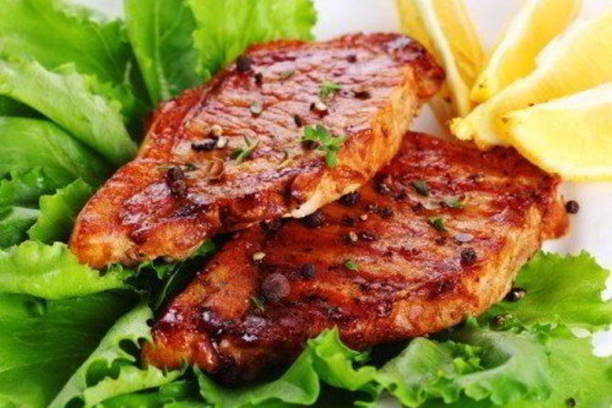 Рецепт стейк на гриле в лимонно-медовом маринаде