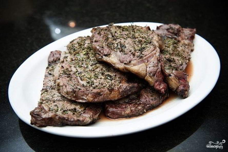 Рецепт стейк на решетке