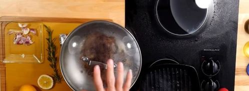 стейк рибай на сковороде. Шаг 12