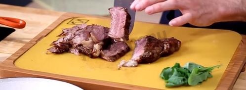 стейк рибай на сковороде. Шаг 14