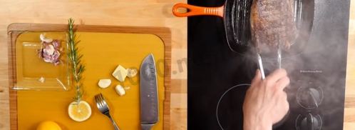 стейк рибай на сковороде. Шаг 9