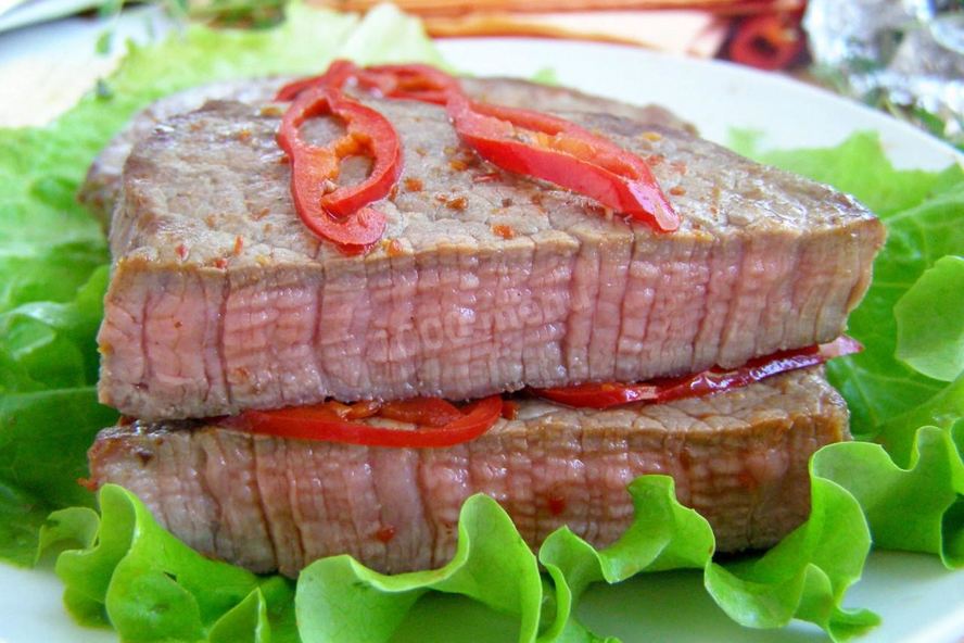 Рецепт стейк с кровью из говядины